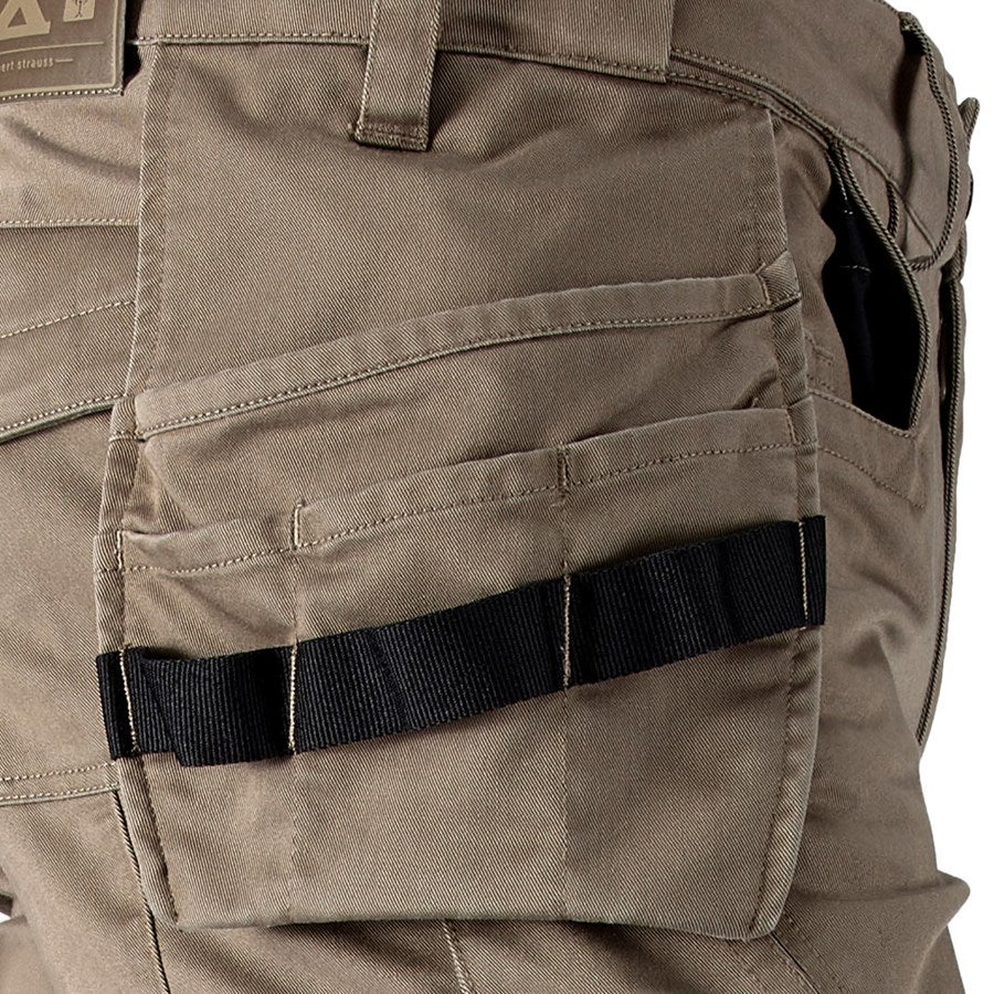Detailed image Trousers e.s.motion ten tool-pouch ashbrown