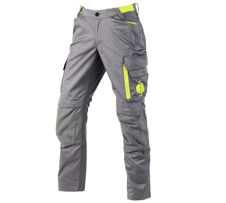 Primary image Trousers e.s.trail basaltgrey/acid yellow