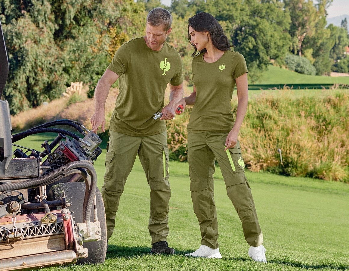 Additional image 2 Trousers e.s.trail, ladies' junipergreen/limegreen
