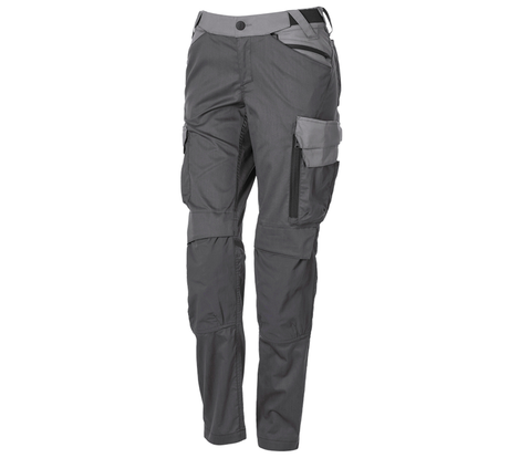 Primary image Trousers e.s.trail pure, ladies' carbongrey/basaltgrey
