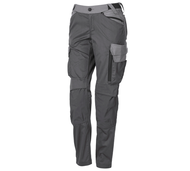 Primary image Trousers e.s.trail pure, ladies' carbongrey/basaltgrey