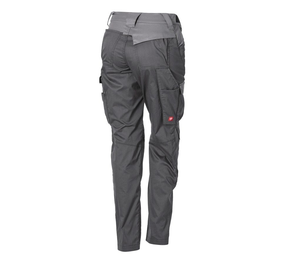 Secondary image Trousers e.s.trail pure, ladies' carbongrey/basaltgrey