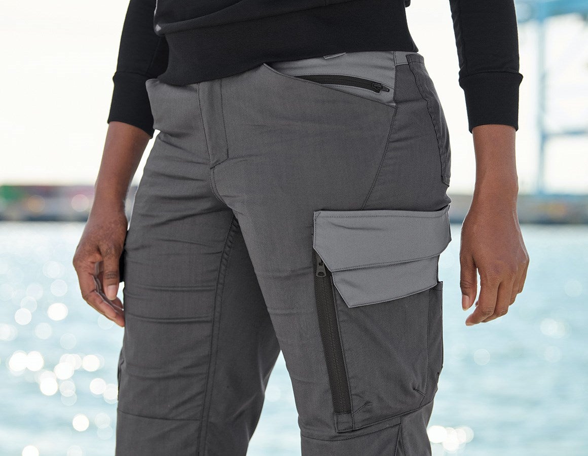 Additional image 4 Trousers e.s.trail pure, ladies' carbongrey/basaltgrey
