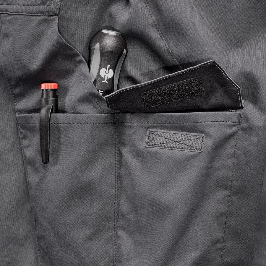 Detailed image Trousers e.s.trail pure, ladies' carbongrey/basaltgrey