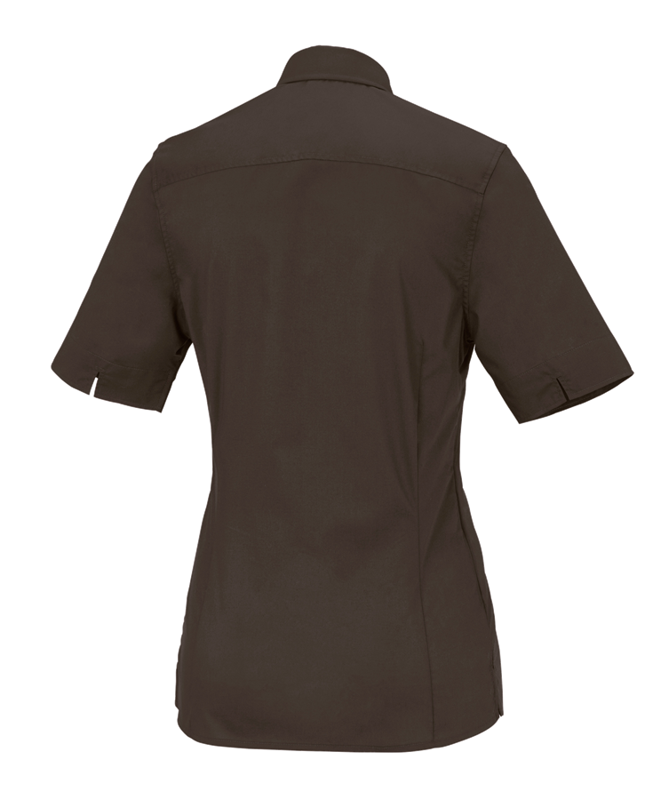 Secondary image Business blouse e.s.comfort, short sleeved chestnut