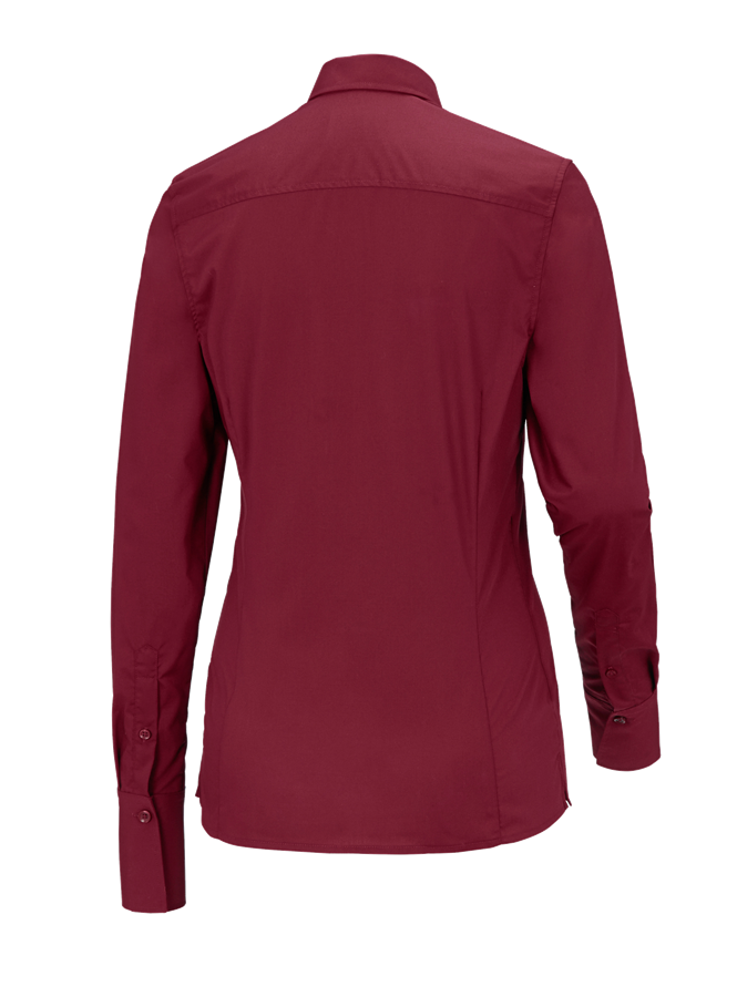 Secondary image Business blouse e.s.comfort, long sleeved ruby