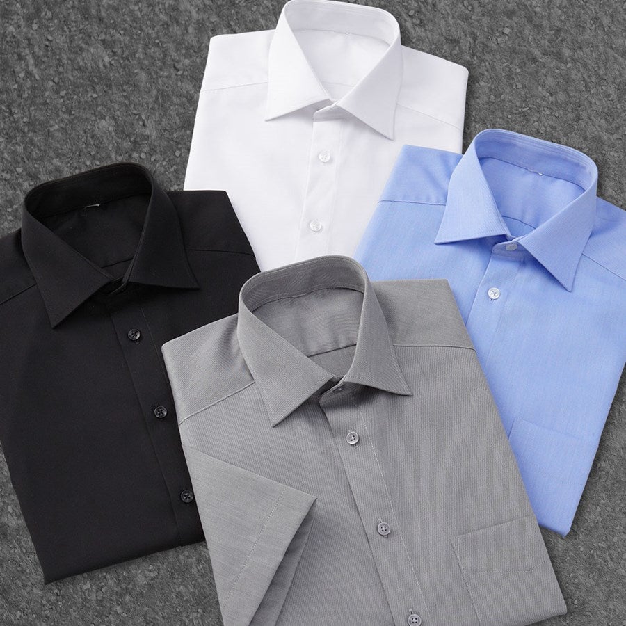 Detailed image Business shirt e.s.comfort, short sleeved white