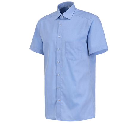 Primary image Business shirt e.s.comfort, short sleeved lightblue melange