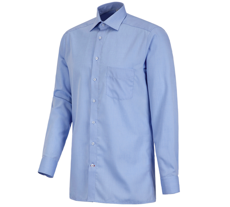 Primary image Business shirt e.s.comfort, long sleeved lightblue melange