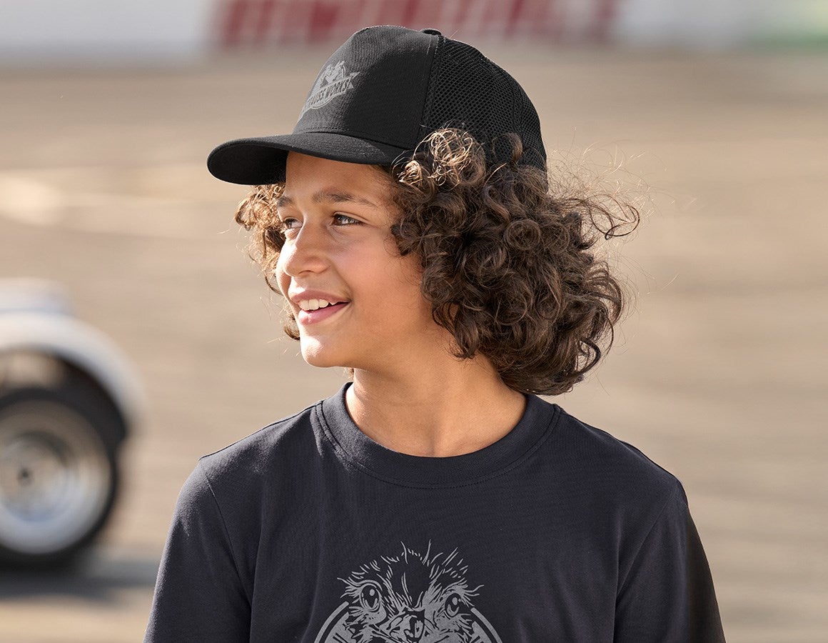 Additional image 1 Cap e.s.iconic works, children's black