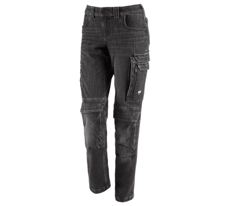 Primary image Cargo worker jeans e.s.concrete, ladies' blackwashed