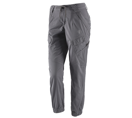 Primary image Cargo trousers e.s. ventura vintage, ladies' basaltgrey