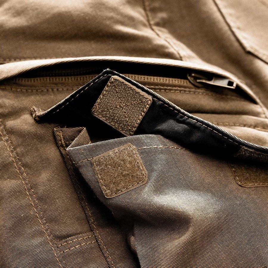 Detailed image Cargo trousers e.s.vintage, ladies' sepia