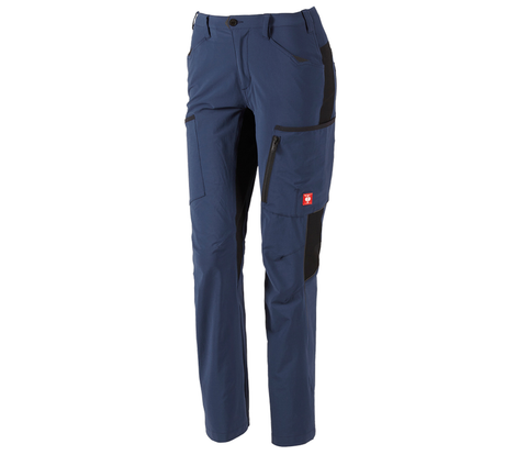 Primary image Cargo trousers e.s.vision stretch, ladies' deepblue