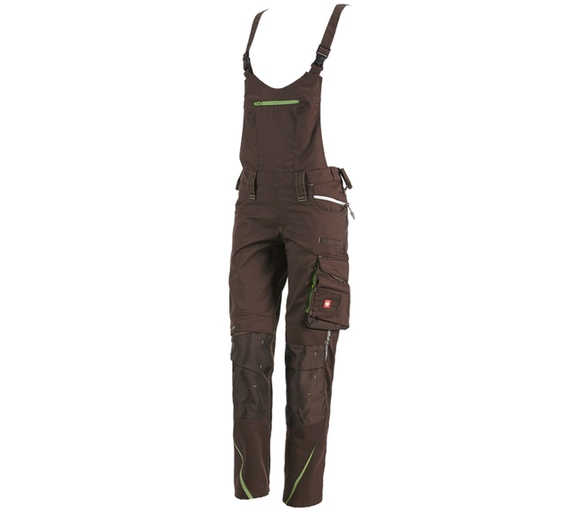 Primary image Ladies' bib & brace e.s.motion 2020 chestnut/seagreen