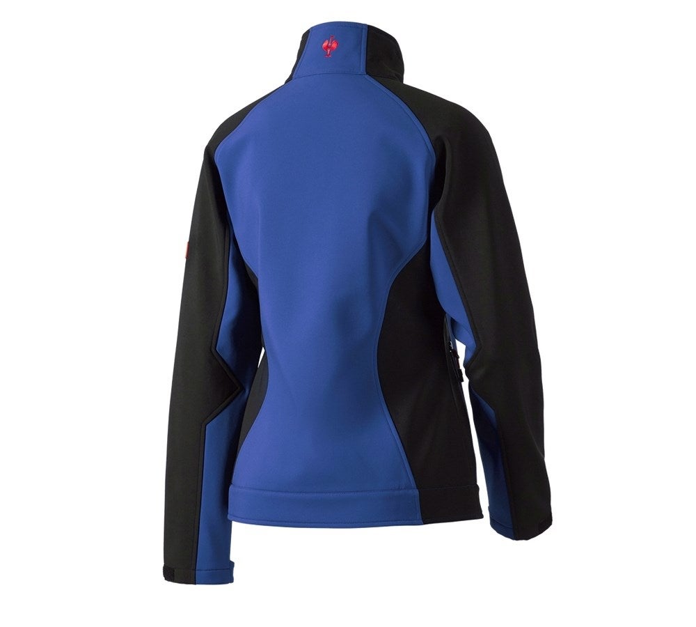 Secondary image Ladies' softshell jacket dryplexx® softlight royalblue/black
