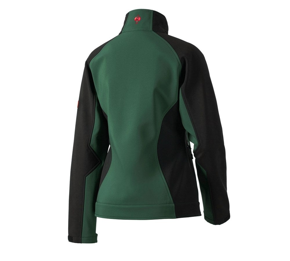 Secondary image Ladies' softshell jacket dryplexx® softlight green/black