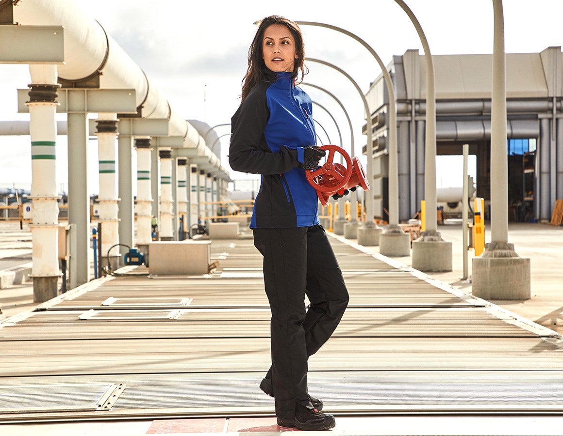 Additional image 1 Ladies' softshell jacket dryplexx® softlight royalblue/black