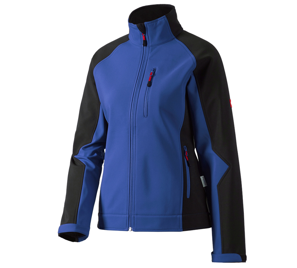 Primary image Ladies' softshell jacket dryplexx® softlight royalblue/black