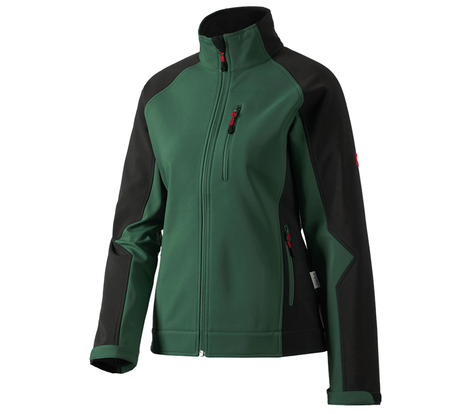 Primary image Ladies' softshell jacket dryplexx® softlight green/black