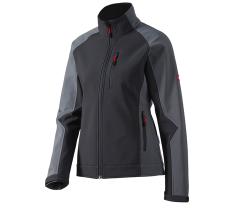 Primary image Ladies' softshell jacket dryplexx® softlight graphite/cement