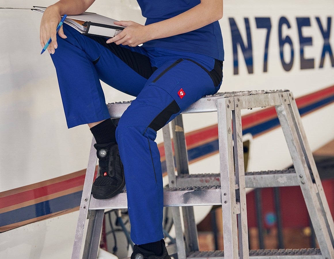 Additional image 1 Ladies' trousers e.s.vision royalblue/black