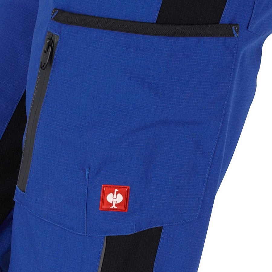 Detailed image Ladies' trousers e.s.vision royalblue/black