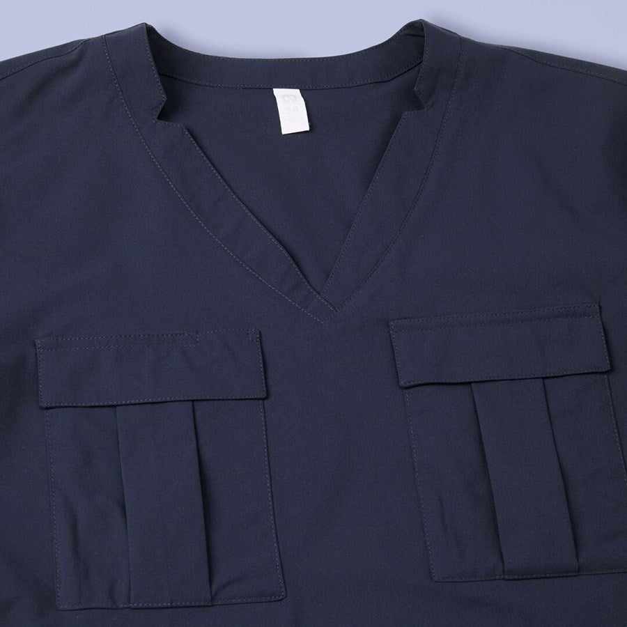 Detailed image Double-Pocket Shirt e.s.avida, ladies’ navy