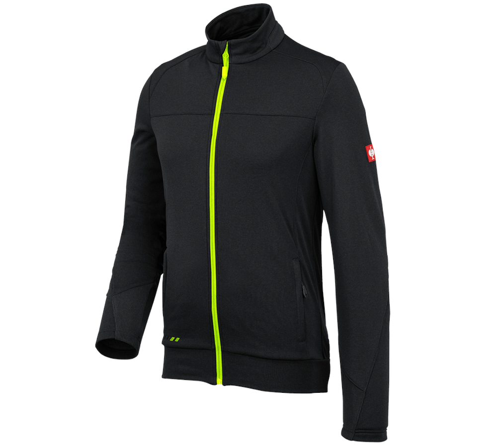 Primary image FIBERTWIN® clima-pro jacket e.s.motion 2020 black/high-vis yellow