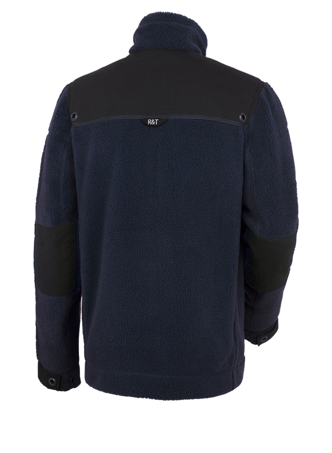 Secondary image Faux fur jacket e.s.roughtough  midnightblue