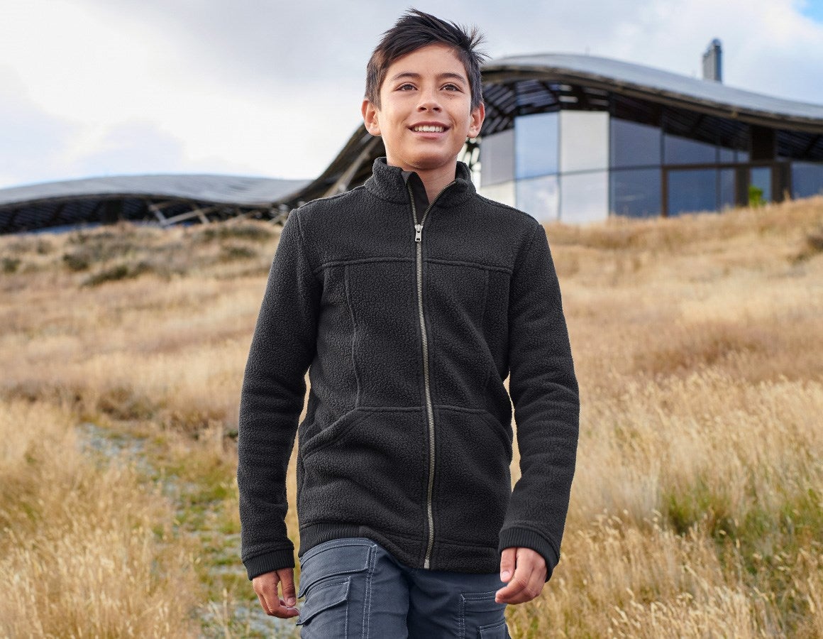 Main action image Faux fur jacket e.s.vintage, children's black