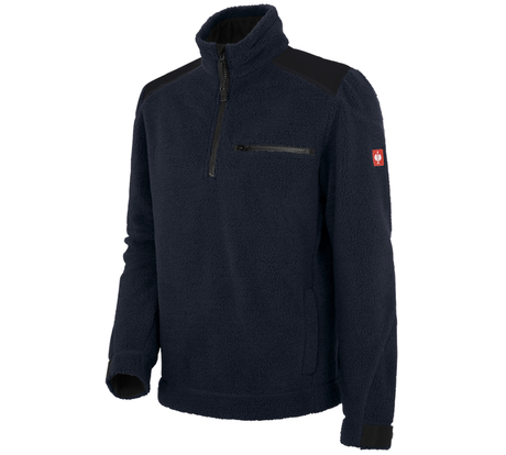 Primary image Faux fur Troyer e.s.roughtough midnightblue