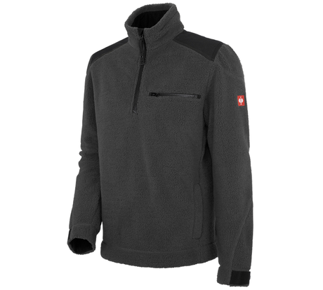 Primary image Faux fur Troyer e.s.roughtough titanium