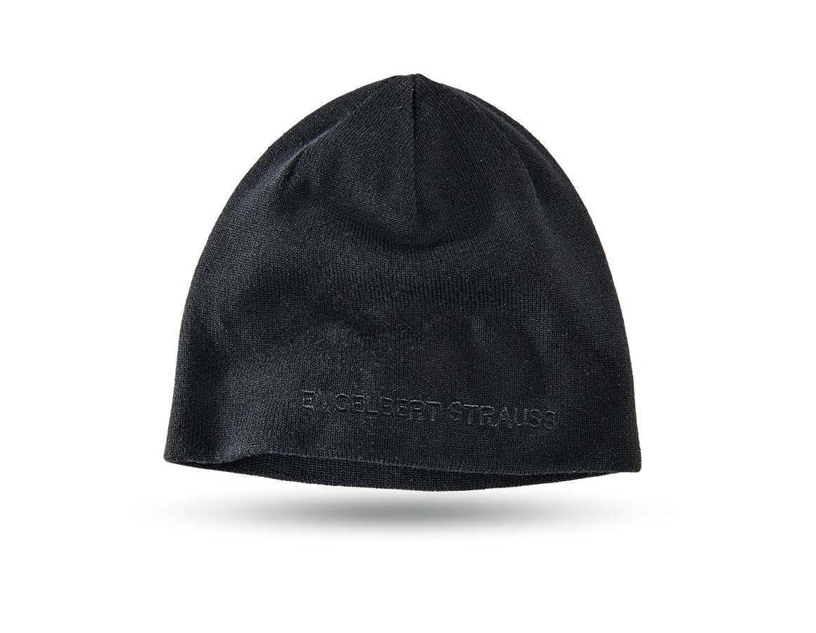 Primary image Fine knit hat e.s.dynashield black