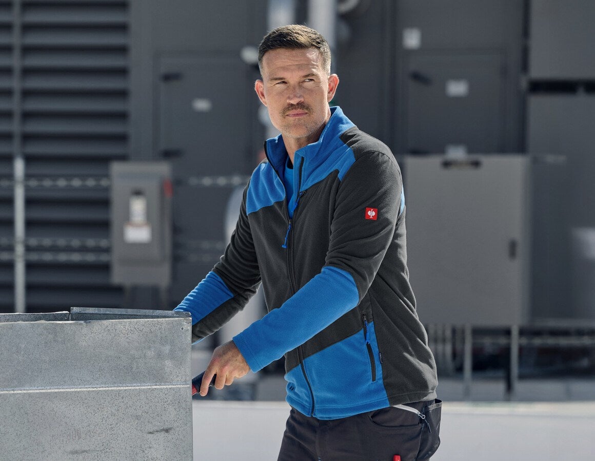 Additional image 1 Fleece jacket e.s.motion 2020 graphite/gentianblue