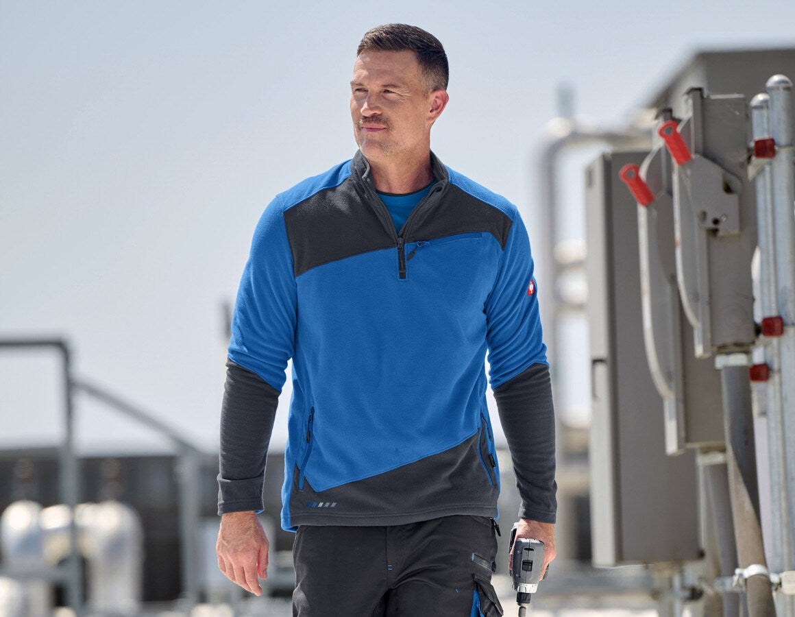 Main action image Fleece troyer e.s.motion 2020 gentianblue/graphite