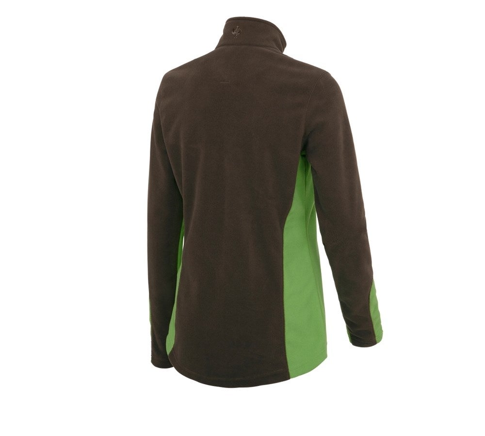 Secondary image Fleece troyer e.s.motion 2020, ladies' seagreen/chestnut