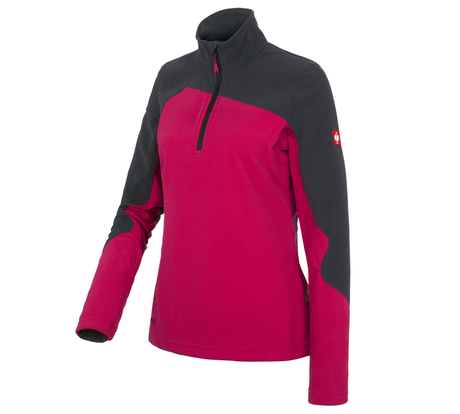 Primary image Fleece troyer e.s.motion 2020, ladies' berry/graphite