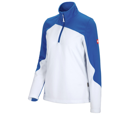 Primary image Fleece troyer e.s.motion 2020, ladies' white/gentianblue