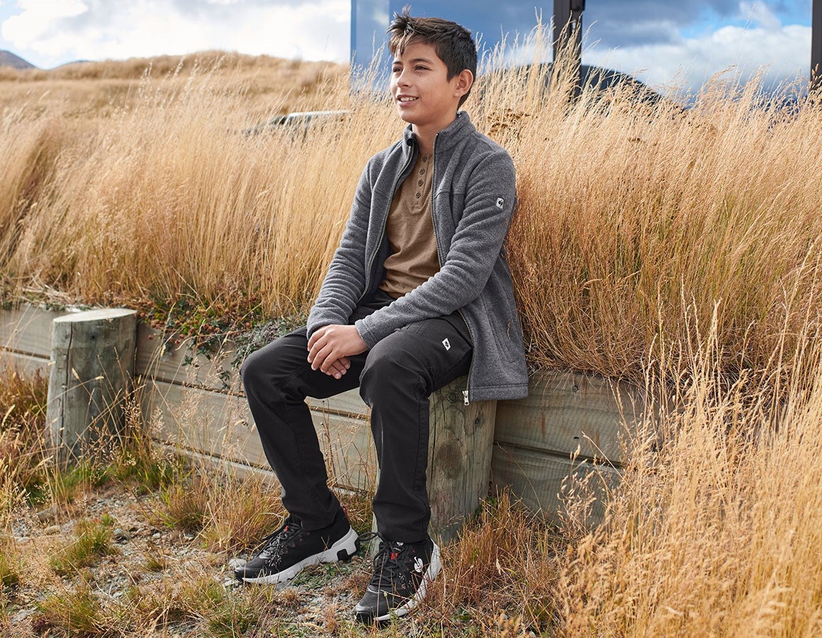 Additional image 1 Fleece jacket e.s.vintage, children's black melange