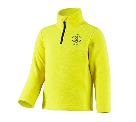 Primary image Fleece troyer e.s.trail, children's acid yellow/black