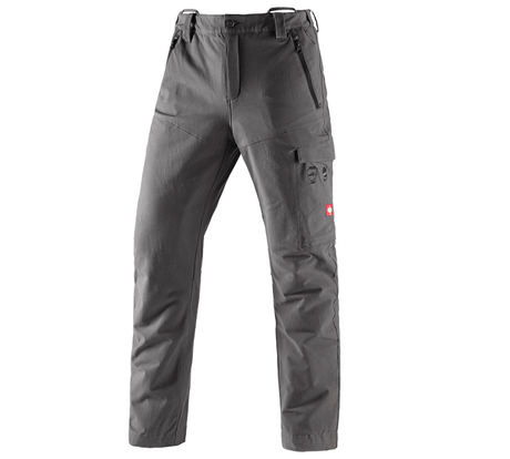 Primary image Forestry cut protection trousers e.s.cotton touch carbongrey
