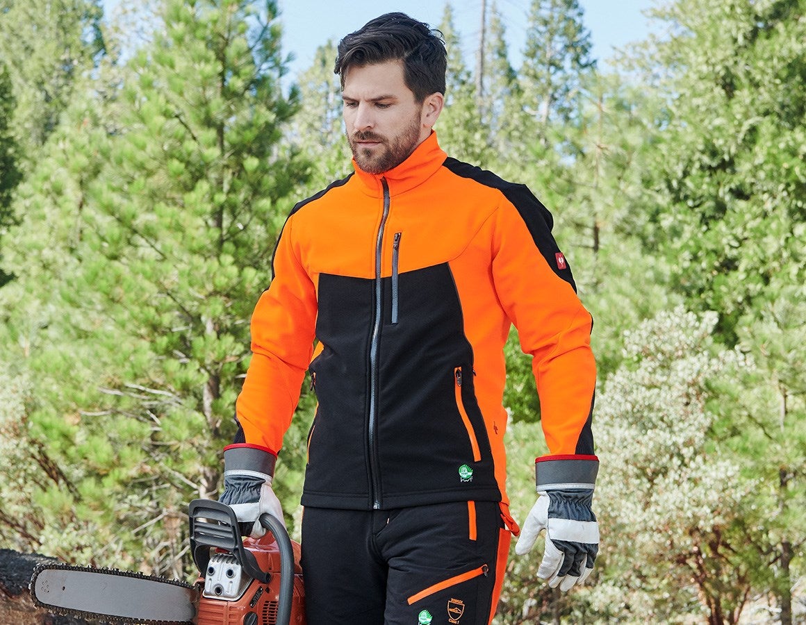 Main action image Forestry jacket e.s.vision high-vis orange/black