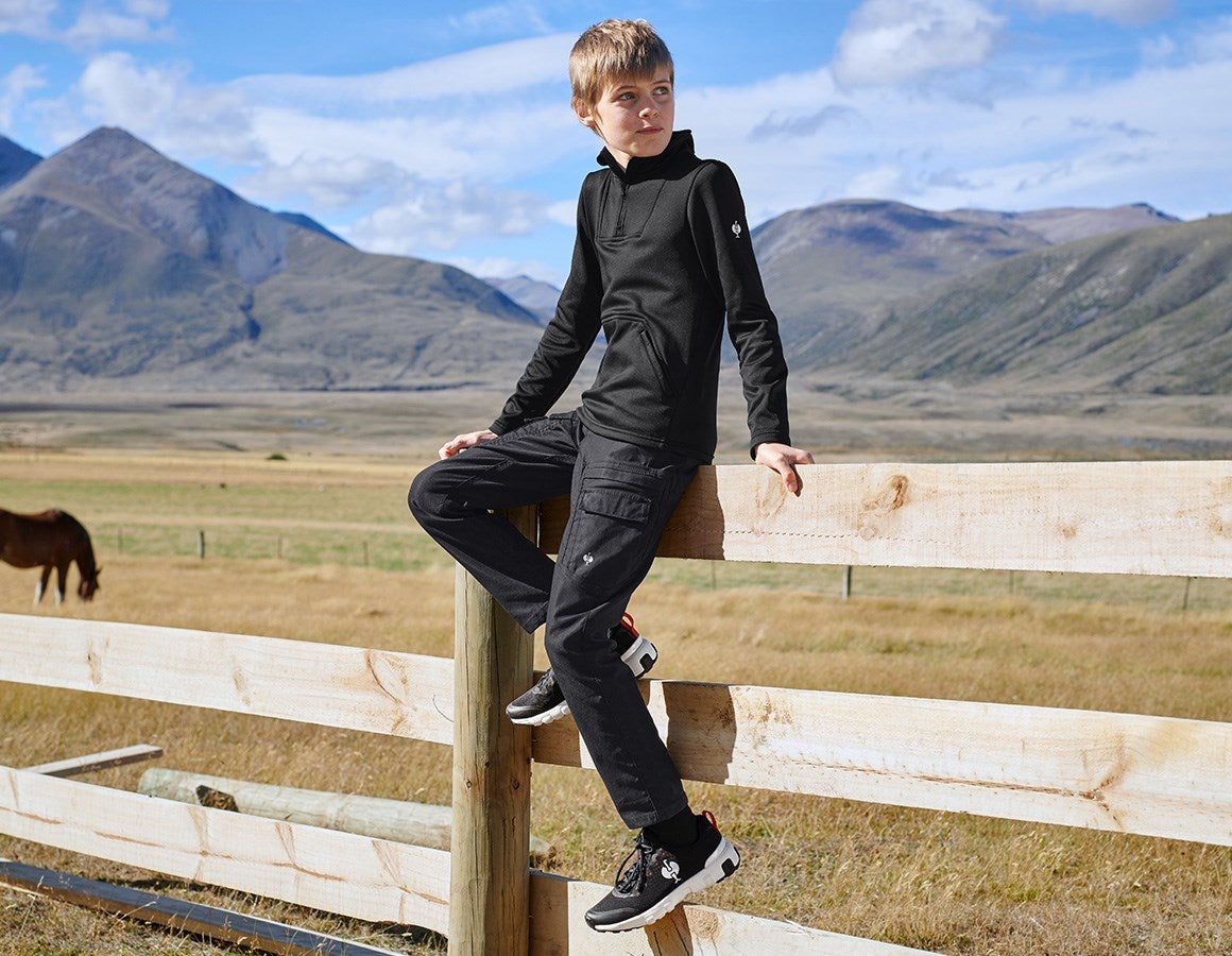 Additional image 1 Funct.Troyer thermo stretch e.s.concrete child. black