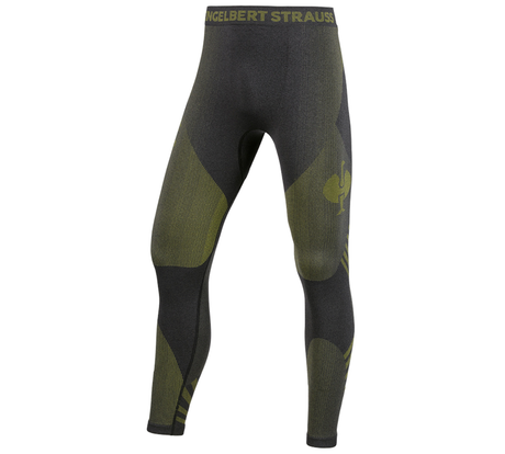 Primary image Functional long-pants e.s.trail seamless-warm black/acid yellow