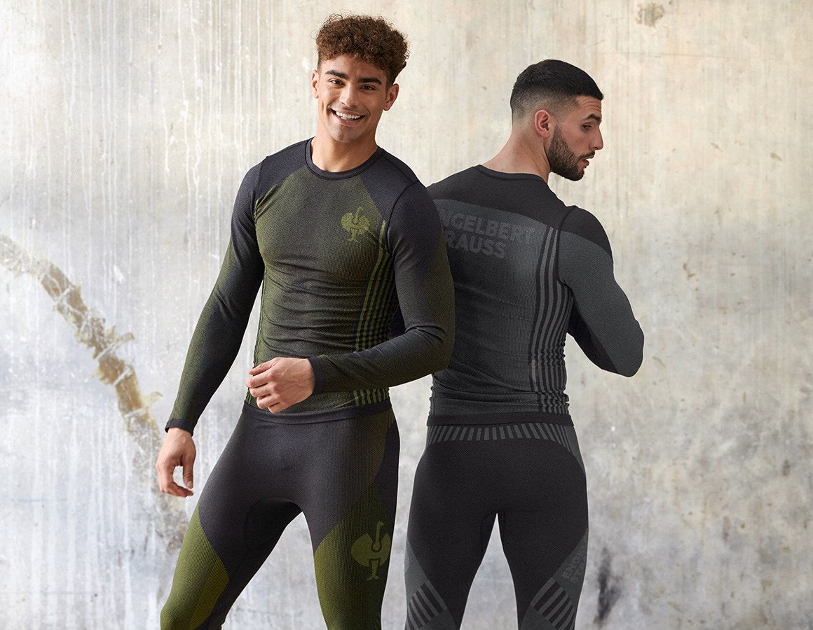 Additional image 2 Functional-longsleeve e.s.trail seamless - warm black/basaltgrey