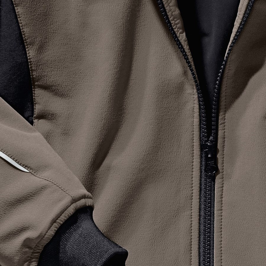 Detailed image Functional jacket e.s.dynashield, ladies' stone/black