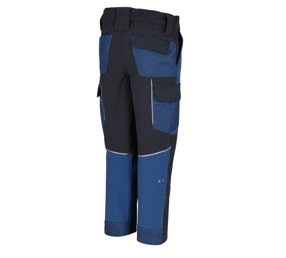 Secondary image Funct. cargo trousers e.s.dynashield, children's cobalt/pacific