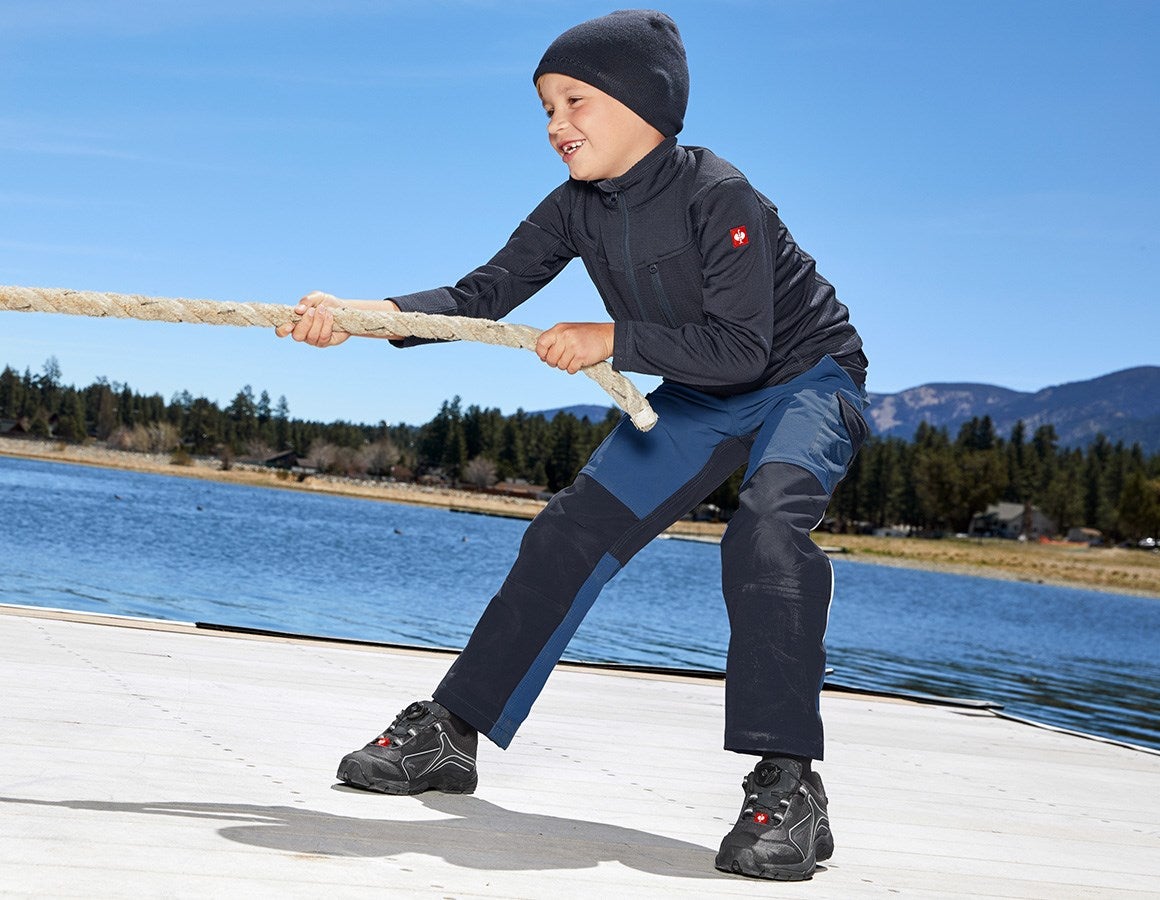 Additional image 1 Funct. cargo trousers e.s.dynashield, children's cobalt/pacific