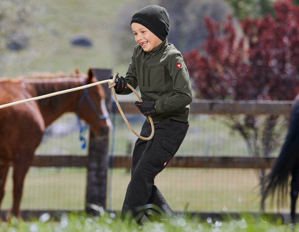 Additional image 1 Funct.cargo trousers e.s.dynashield solid,child. black